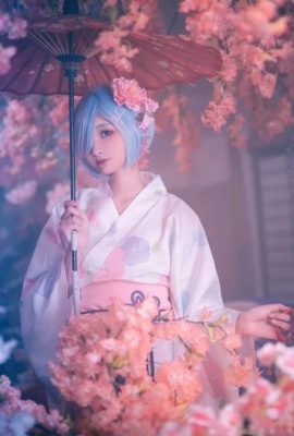 《Re：從零開始的異世界生活》蕾姆COS圖[CN：Yvonne__冰糖] (9P)
