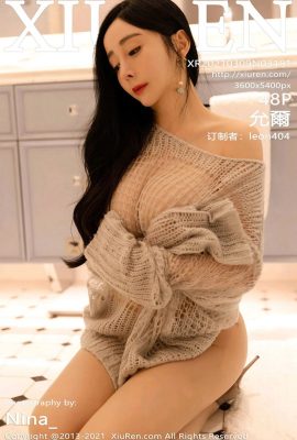 [XiuRen秀人系列]2021.03.09 No.3181 允爾 完整版無水印寫真[49P]