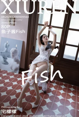 [XiuRen秀人網]2024.12.06 Vol.9564 魚子醬Fish 絲襪美腿 完整版無水印寫真[80P]