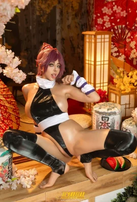 日本性感蘿莉Byoru-Yoruichi主題私房性感黑色情趣連體衣配黑絲襪秀惹火身材誘惑寫真69P