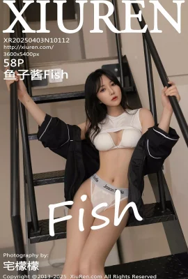 (XIUREN秀人網)2025.04.03 VOL.10112 魚子醬Fish 白色絲襪 完整版無水印寫真(58P)