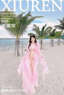 (XIUREN秀人網)2025.04.16 VOL.10160 蛋蛋寶 粉色比基尼 完整版無水印寫真(66P)