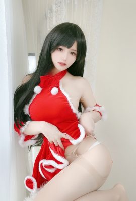小倉千代w Vol.018 紅色禮物裙