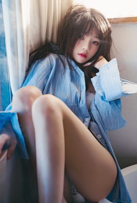 桜桃喵Vol.162 藍襯衫