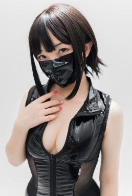 花鈴– 灰絲皮衣