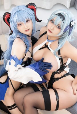 洛璃美少女SAMA – 優菈And 甘雨
