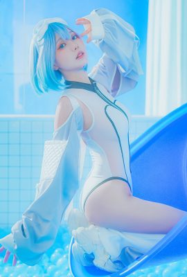 Ely_eee ElyEE子 – 透明藍色漂移 (34P)
